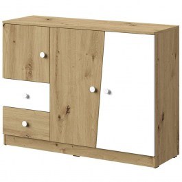 Συρταριέρα Nero 07 162293529 120x40x90cm Natural-White NATURAL-WHITE