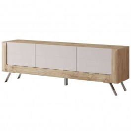 Έπιπλο Τηλεόρασης Geisha 162676679 199x48x52cm Natural-Beige BEIGE