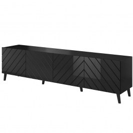 Έπιπλο Τηλεόρασης Abeto Plus 162297439 200x42x52cm Black BLACK