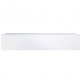 TV Furniture Wall Mounted Alone 162760179 140x33x30cm White WHITE