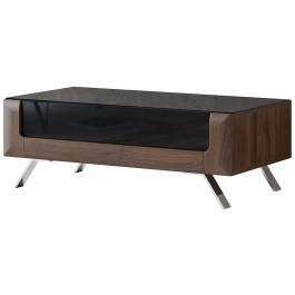 Τραπεζάκι Σαλονιού Geisha 162676819 110x65x45cm Brown-Black BROWN-BLACK