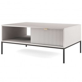 Τραπεζάκι Σαλονιού Palermo 162396879 104x68x46cm Grey-Black GREY