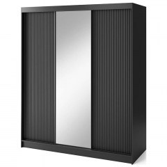 Double Sliding Wardrobe Proco III 162738699 180x60x220cm Black