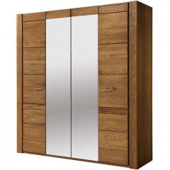 Ντουλάπα Τετράφυλλη Denny 16625529 205x60x225cm Natural