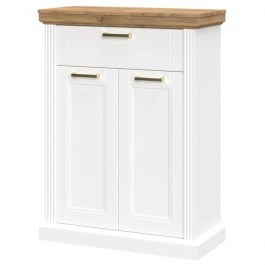 Παπουτσοθήκη Tahoma 162261569 86x38x102cm Oak-White WHITE