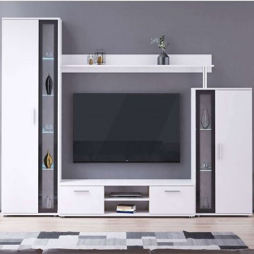 TV Composition Bentley 161632749 256x40x182cm White-Black