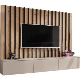 Σύνθεση Τηλεόρασης Verona II 163052949 180x35x148cm Multi-Cashmere CASHMERE