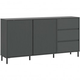 Μπουφές Anel 162905229 157,8x40x91,6cm Anthracite ANTHRACITE