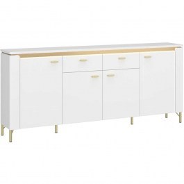 Μπουφές Eclat Plus 162798579 200,3x40x87,3cm White WHITE
