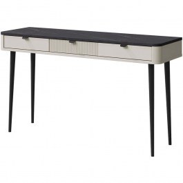 Console Marly Reg 162908549 130x40x82cm Off White-Black WHITE-BLACK