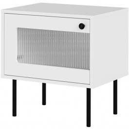 Bedside Table Valerio 162823389 52x39x55cm White WHITE