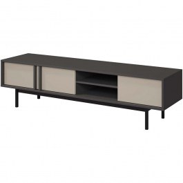 Έπιπλο Τηλεόρασης Alsy Reg 162913329 163x43x43cm Anthracite-Beige ANTHRACITE-BEIGE