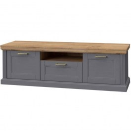 Έπιπλο Τηλεόρασης Tahoma 162053299 177x54x52cm Natural-Anthracite NATURAL-ANTHRACITE