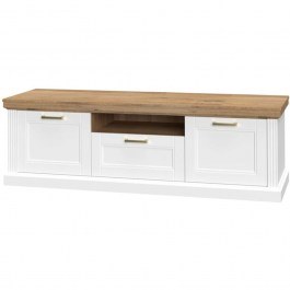 Έπιπλο Τηλεόρασης Tahoma 162261479 177x54x52cm Natural-White NATURAL-WHITE