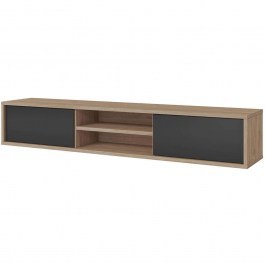 TV Furniture Jennifer 162692599 180x36x32cm Natural-Anthracite NATURAL-ANTHRACITE