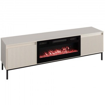 TV Furniture With Electric Fireplace Ozmi 162808029 174x40x52cm Cashmere