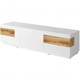 TV Furniture Selki 16827449 206x50x54cm Natural-White WHITE