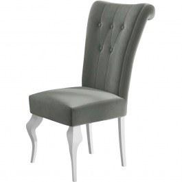 Chair S63 162822189 52x70x100cm Grey-White GREY