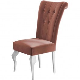 Chair S63 162822239 52x70x100cm Terracotta-White TERRACOTTA