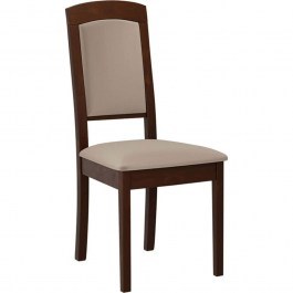 Chair Roma 14 162722429 47x43x96cm Walnut-Beige WALNUT-BEIGE