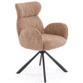 Armchair Marine 162877059 63x64x93cm Light Brown-Black BROWN