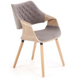 Armchair Carlo 162370639 55x55x77cm Natural-Grey GREY