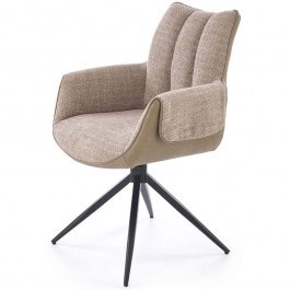 Πολυθρόνα Amanda 162879819 65x64x87cm Beige-Black BEIGE