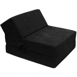 Armchair - Bed Kevin 162040619 90x80x58cm Black BLACK