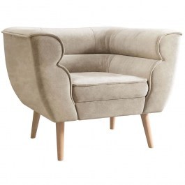 Πολυθρόνα Bal 162820569 82x74x75cm Beige BEIGE