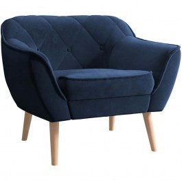 Πολυθρόνα Skand 162820859 80x74x75cm Dark Blue BLUE