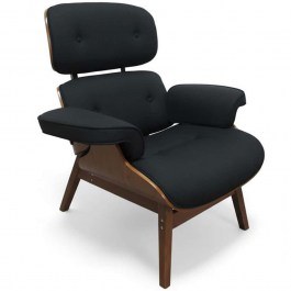 Πολυθρόνα William 162813119 91x78x97cm Black BLACK