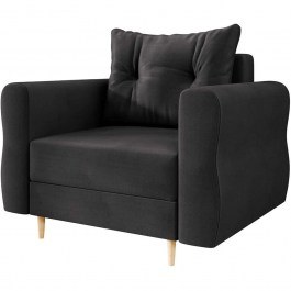 Armchair Zako 162819189 106x77x85cm Black BLACK