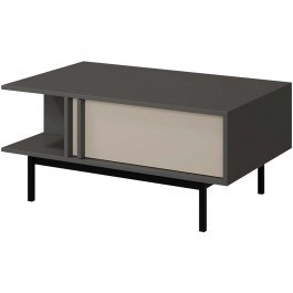 Coffee Table Alsy Reg 162913589 93x60x43cm Anthracite-Beige ANTHRACITE-BEIGE