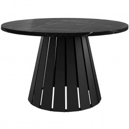 Coffee Table Circolo 162905469 75x75x43cm Marble Effect Black BLACK