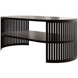 Coffee Table Fikoli I 162849299 100x50x40cm Marble Effect Black BLACK