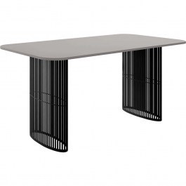 Extendable Table Arcadia 163085119 160/236x90x76cm Grey-Black GREY