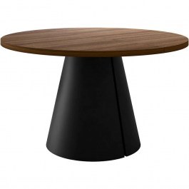 Extendable Table Calma 163085239 D100/176x76cm Wenge-Black WENGE