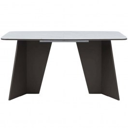 Extendable Table Moneto 163059919 156/206x90x78,4cm White WHITE