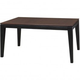 Τραπέζι Επεκτεινόμενο Davido 162745379 160/240x100x75cm Dark Brown-Black BROWN