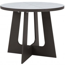 Extendable Table Bega 163059879 110/160x110x78cm White WHITE