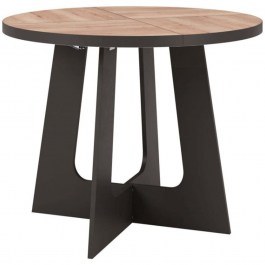 Extendable Table Bega 163059889 110/160x110x78cm Natural NATURAL
