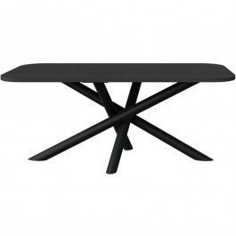 Τραπέζι Harald 162887899 185x90x75,5cm Anthracite-Black ANTHRACITE