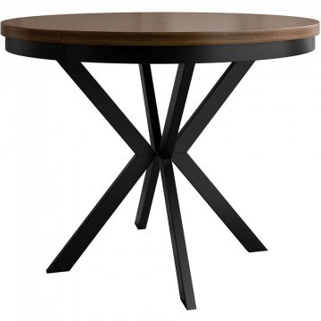 Τραπέζι Επεκτεινόμενο Edder 163050859 100/176x100x76cm Wenge-Black