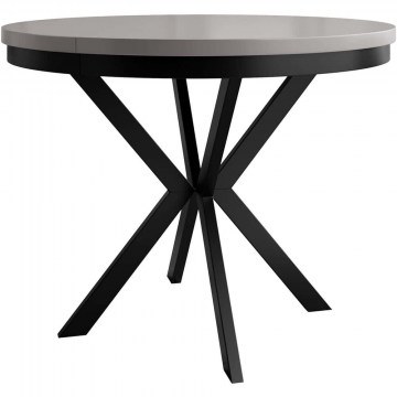 Τραπέζι Επεκτεινόμενο Edder 163050899 120/196x120x76cm Grey-Black