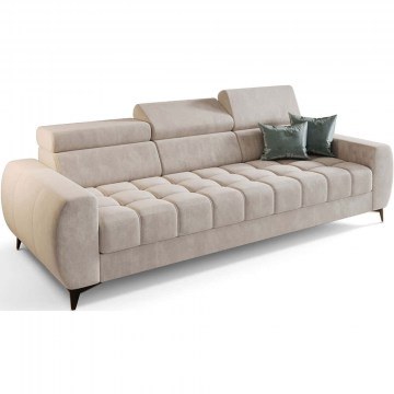 Three-Seater Sofa Calyra 163069659 260x97x95cm Cream