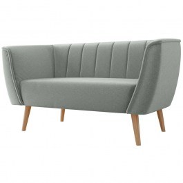 Two-Seater Sofa Pas 162821409 142x74x75cm Grey GREY