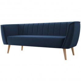 Three-Seater Sofa Pas 162821499 182x74x75cm Blue BLUE