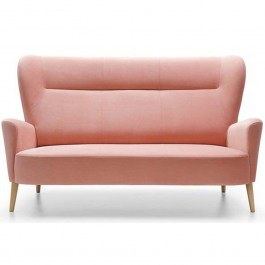 Καναπές Τριθέσιος Previous 162310539 189x93x110cm Natural-Pink PINK