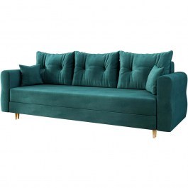Three-Seater Sofa Zako 162820289 231x77x85cm Green GREEN