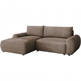 Corner Sofa - Bed (Left Corner) Bello 162860229 267x177x93cm Brown BROWN